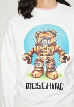 MOSCHINO Sweatshirt - Fantasy White -MOSCHINO SHOP 47b659b0a27342ccae7ce63c2596780f