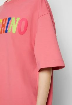 MOSCHINO LOGO - Jersey Dress - Fucsia -MOSCHINO SHOP 48550cd4182b4cef91289dab6c16e925