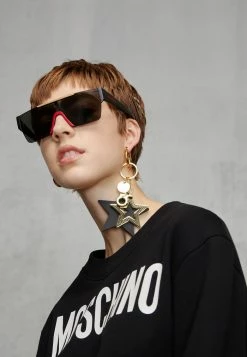 MOSCHINO INSTITUTIONAL LOGOS - Sweatshirt - Black -MOSCHINO SHOP 49064971a0ff4113aeaad456949eb3bb