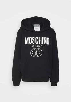 MOSCHINO DOUBLE SMILE - Sweatshirt - Fantasy Black -MOSCHINO SHOP 491e89f4039f4c7aa73fdbe40c0d964d