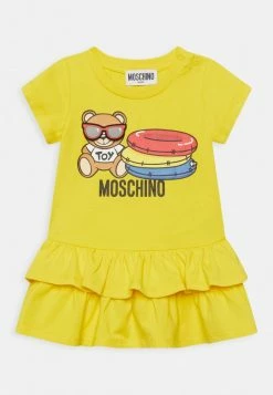 MOSCHINO DRESS - Jersey Dress - Curry
