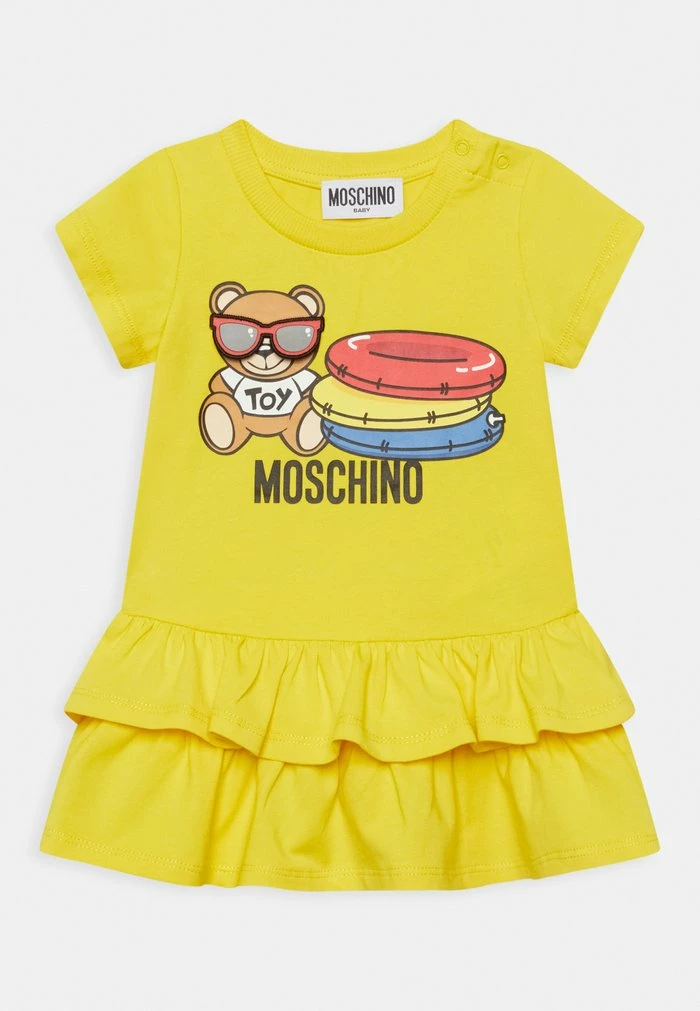 MOSCHINO DRESS - Jersey Dress - Curry 1 MOSCHINO DRESS - Jersey Dress - Curry