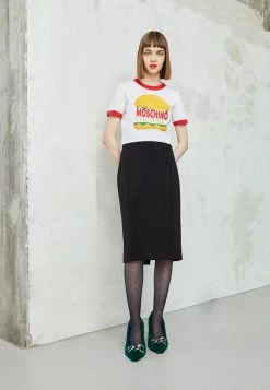 MOSCHINO DINER GROUP - Print T-shirt - White