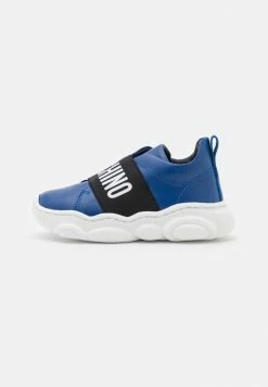 MOSCHINO UNISEX - Trainers - Indigo/black/white