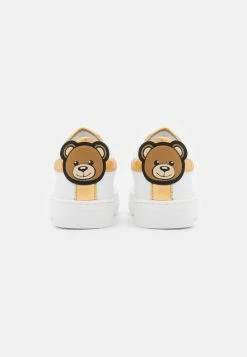 MOSCHINO UNISEX - Trainers - White/gold -MOSCHINO SHOP 4c1a74ffbbdd4b9b88f3af10bc938aa8