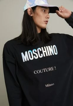 MOSCHINO UPPER BODY GARMENT - Long Sleeved Top - Fantasy Black -MOSCHINO SHOP 4c86a4745a7d4b2784fec1a078855389