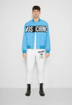 MOSCHINO OUTERWEAR - Bomber Jacket - Light Blue -MOSCHINO SHOP 4d39373068454f5197869b92b28312d5
