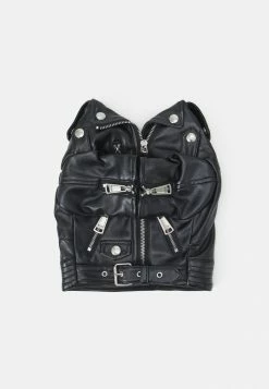 MOSCHINO DOG BIKER JACKET - Other Accessories - Black
