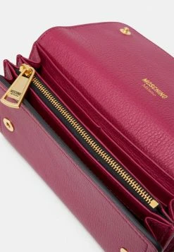MOSCHINO LETTERING WALLET - Wallet - Fucsia -MOSCHINO SHOP 4e119ee9c3cf4c9bb590be5b6a750e3f