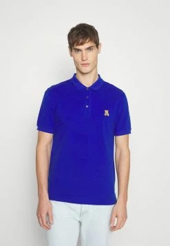 MOSCHINO Polo Shirt - Blue -MOSCHINO SHOP 4e5922fe7a434ce28dd18ecebe4a9db9