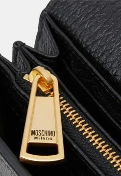 MOSCHINO LETTERING WALLET - Wallet - Black -MOSCHINO SHOP 4f92624a03c64837956947a0a49a57b8