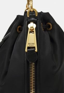 MOSCHINO LETTERING SHOULDER BAG - Handbag - Black 9 MOSCHINO LETTERING SHOULDER BAG - Handbag - Black -MOSCHINO SHOP 502f2e35e35f412888e5b4b19ebcb29c
