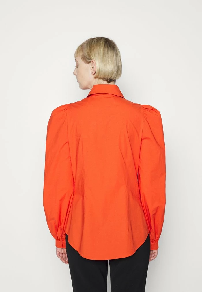 MOSCHINO MACRO BUTTONS - Button-down Blouse - Orange 5 MOSCHINO MACRO BUTTONS - Button-down Blouse - Orange - Image 5