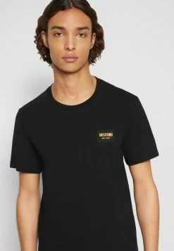 MOSCHINO Basic T-shirt - Black -MOSCHINO SHOP 509ed294dcd04302a45750dd503ada75