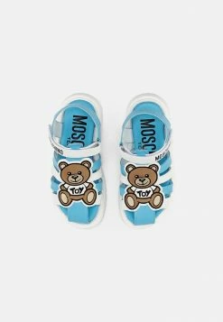 MOSCHINO Sandals - Sky Blue/white -MOSCHINO SHOP 52b885899a8546b7b7078d23230f2667