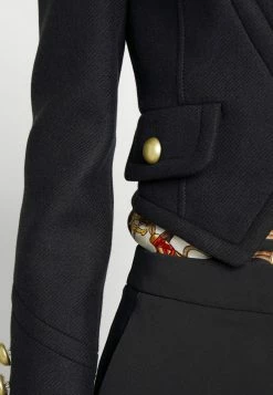 MOSCHINO COLOR BLOCK - Light Jacket - Black -MOSCHINO SHOP 52cbe1db7fc44e20af32f70af7ba9614