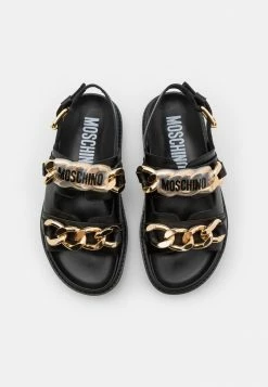 MOSCHINO Sandals - Nero -MOSCHINO SHOP 534684709c5b4000881cefdeef7f4e5d