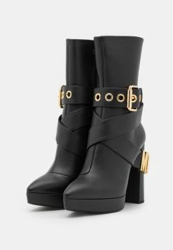 MOSCHINO High Heeled Ankle Boots - Nero -MOSCHINO SHOP 5386392917da41b5a35c9a9364f1c166