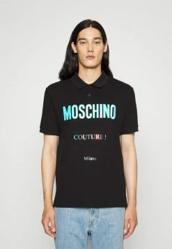 MOSCHINO UPPER BODY GARMENT - Polo Shirt - Fantasy Black -MOSCHINO SHOP 5490f1a124d24e7b94fe259d09814da6
