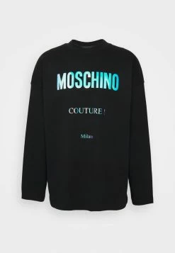 MOSCHINO UPPER BODY GARMENT - Long Sleeved Top - Fantasy Black -MOSCHINO SHOP 54a437147a24447cafd49738f116ae5f