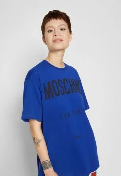 MOSCHINO INSTITUTIONAL - Print T-shirt - Light Blue -MOSCHINO SHOP 5527a399295f4d4591c70c43ecee33b1