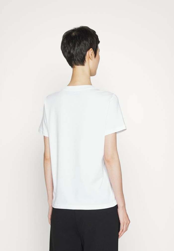 MOSCHINO DOUBLE SMILE - Print T-shirt - Fantasy White 5 MOSCHINO DOUBLE SMILE - Print T-shirt - Fantasy White - Image 5