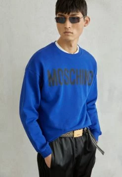 MOSCHINO Sweatshirt - Blue -MOSCHINO SHOP 55afc78902984928a1d4f7211b4a1081