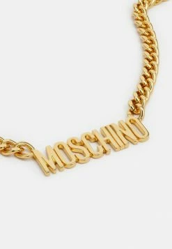 MOSCHINO NECKLACE - Necklace - Shiny Gold-coloured -MOSCHINO SHOP 568db9f844b144119b79d044ef676036