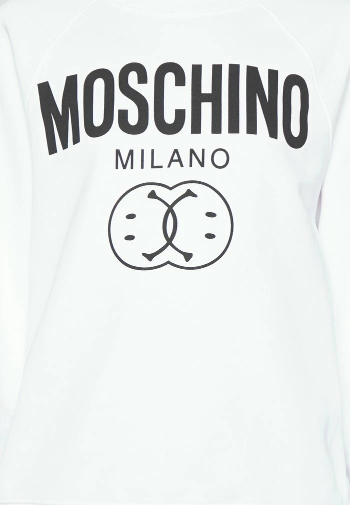 MOSCHINO DOUBLE SMILE - Sweatshirt - Fantasy White 7 MOSCHINO DOUBLE SMILE - Sweatshirt - Fantasy White - Image 7
