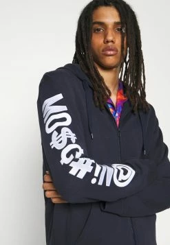 MOSCHINO Zip-up Sweatshirt - Blue 13 MOSCHINO Zip-up Sweatshirt - Blue -MOSCHINO SHOP 5820fd42b43a49f9a5d88ddf2b024573