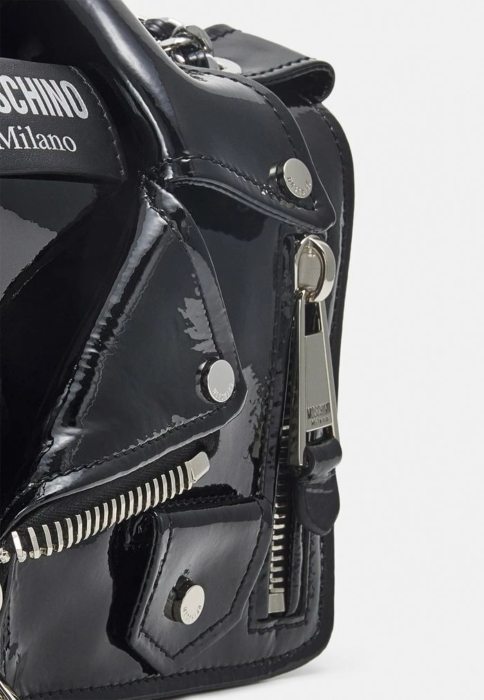 MOSCHINO BIKER BAG SHOULDER BAG - Across Body Bag - Black 5 MOSCHINO BIKER BAG SHOULDER BAG - Across Body Bag - Black - Image 5