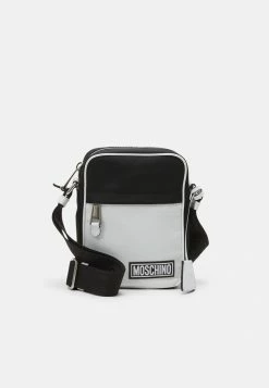 MOSCHINO UNISEX - Across Body Bag - Fantasy Print Black