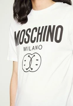 MOSCHINO Print T-shirt - Fantasy White -MOSCHINO SHOP 58fd5bb3283346a1a897609c43e3f6b4