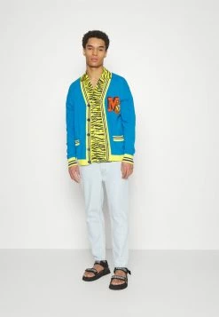 MOSCHINO JACKET - Cardigan - Light Blue -MOSCHINO SHOP 5af3b15e8d054770b2fd81a282d3a208