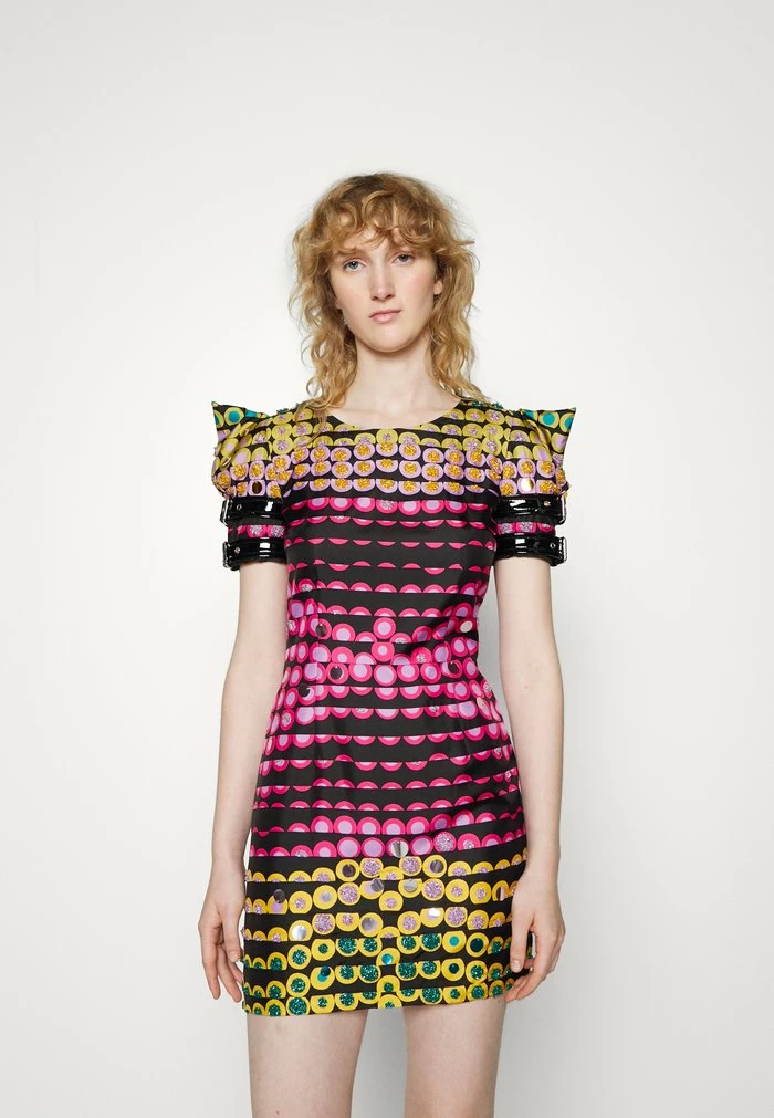 MOSCHINO EMBROIDERED - Cocktail Dress / Party Dress - Fantasy Black 3 MOSCHINO EMBROIDERED - Cocktail Dress / Party Dress - Fantasy Black - Image 3