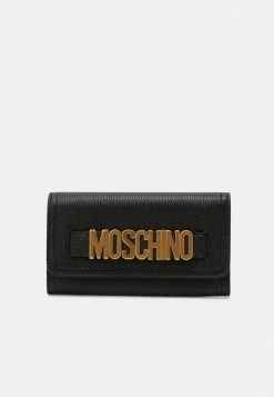 MOSCHINO LETTERING WALLET - Wallet - Black