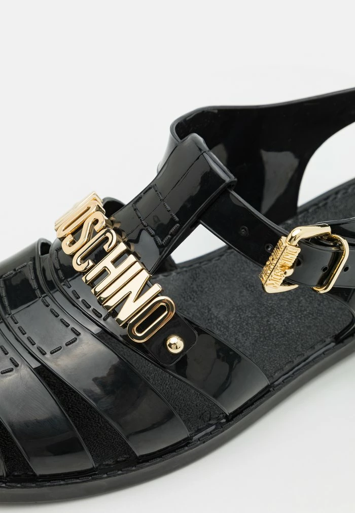MOSCHINO Pool Slides - Nero 6 MOSCHINO Pool Slides - Nero - Image 6