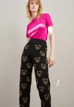 MOSCHINO TROUSERS - Trousers - Black
