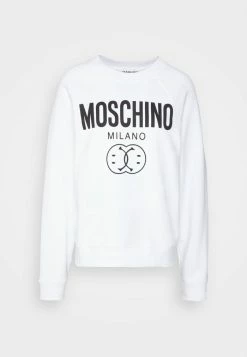 MOSCHINO DOUBLE SMILE - Sweatshirt - Fantasy White 12 MOSCHINO DOUBLE SMILE - Sweatshirt - Fantasy White -MOSCHINO SHOP 5df524697821419d92db12c29ada9f20