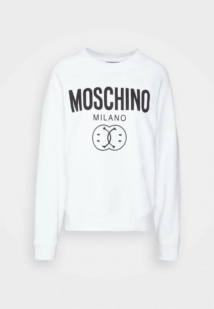 MOSCHINO DOUBLE SMILE - Sweatshirt - Fantasy White 6 MOSCHINO DOUBLE SMILE - Sweatshirt - Fantasy White - Image 6