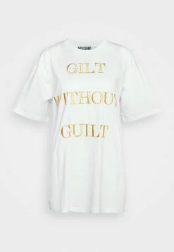 MOSCHINO Print T-shirt - White -MOSCHINO SHOP 5e0b818852bf47f4952807277a1a620b