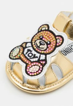 MOSCHINO UNISEX - First Shoes - Gold -MOSCHINO SHOP 5e1c0cbf446045db9370980809866109