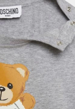 MOSCHINO TEE AND TROUSERS UNISEX SET - Pyjama Set - Melange Grey -MOSCHINO SHOP 5e62f8023da34f8d931b26c7708fe66d