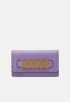 MOSCHINO LETTERING WALLET - Wallet - Violet