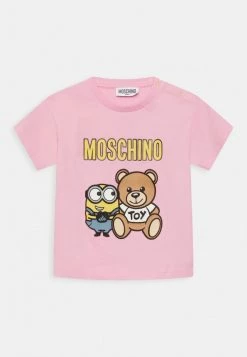 MOSCHINO MINIONS UNISEX - Print T-shirt - Sweet Pink