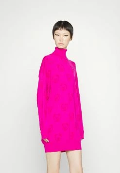 MOSCHINO ICONIC TEDDY BEAR - Jumper Dress - Fantasy Violet -MOSCHINO SHOP 615cdc2cd8fe4c6fa604d35d61ce5f49