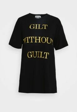 MOSCHINO Print T-shirt - Black -MOSCHINO SHOP 61aa00c533b94734845bd7624c3d7980