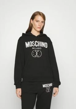 MOSCHINO DOUBLE SMILE - Sweatshirt - Fantasy Black
