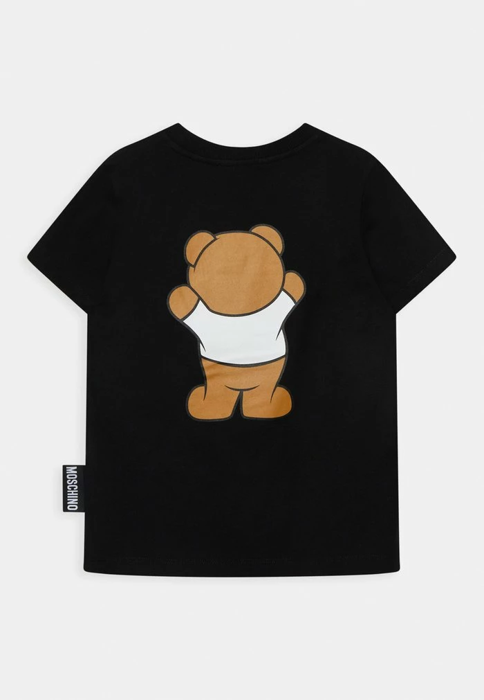 MOSCHINO UNISEX - Print T-shirt - Black 2 MOSCHINO UNISEX - Print T-shirt - Black - Image 2