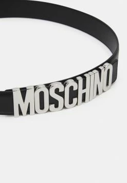 MOSCHINO UNISEX - Belt - Black -MOSCHINO SHOP 659a82cc61c2484eb1a6b1e1942a2347